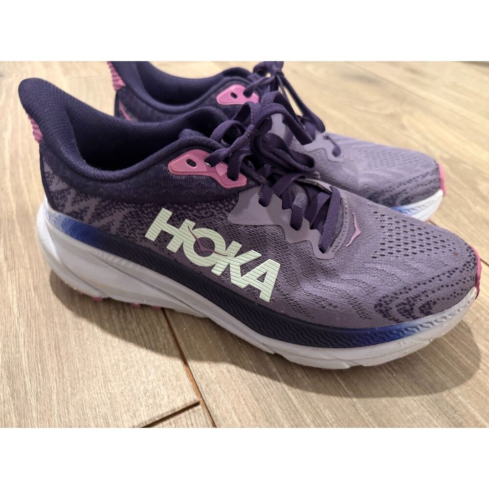 Hoka Women's Challenger 7 ATR in Meteor/Night Sky Purple / US 8 - Picture 2 of 10